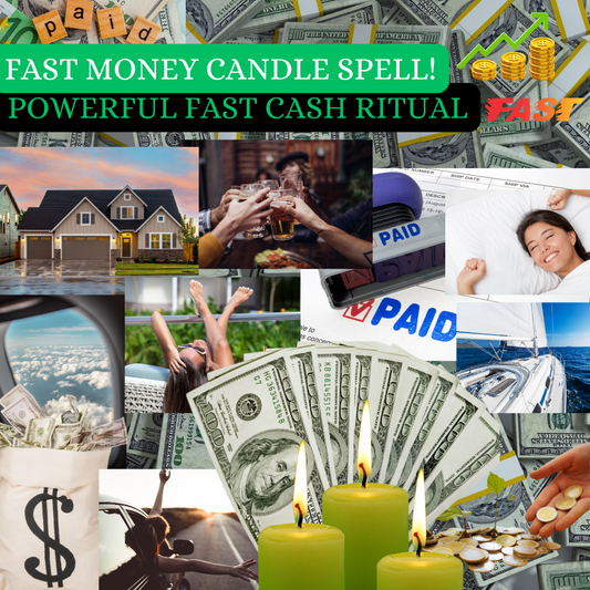 Fast Money Candle Spell